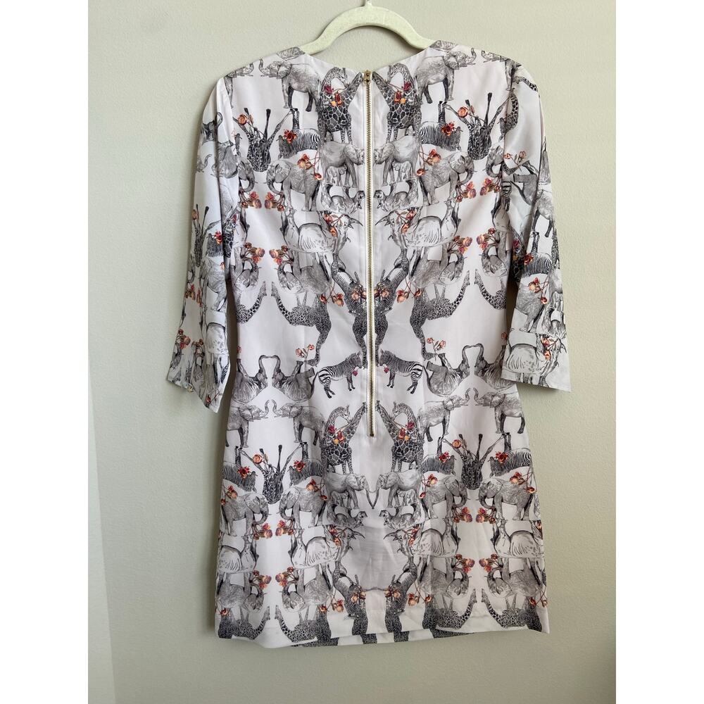 Ted Baker London‎ Safari Animals Dress Size 1 US Size 4 - Picture 3 of 6
